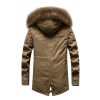 Mies Zula | Raymond - Lammin Parka-Takki Miehille Khaki